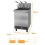 Imagem de Fritador Elétrico Industrial 45 Lts 3 Cestos Água e Óleo Trifásico Fao 3 C T Prm - Metalcubas 380t