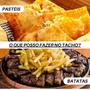 Imagem de Fritador  Fogão Pasteleiro Profissional A Gás Alta Pressão Com Tacho Nº18 Esmaltado Pastel Salgados