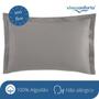 Imagem de Fronha Avulsa Lisa Cetim 300 Fios 100% Algodão 50cm x 70cm com 3 abas Viva Conforto