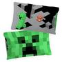 Imagem de Fronha Jay Franco Minecraft Lone Creeper, pacote com 2, 50x75cm