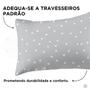 Imagem de Fronha para Travesseiro Avulsa Jolitex Estampada 50 x 70 cm