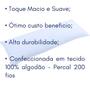 Imagem de Fronha Travesseiro de Corpo Percal 200 Fios 100% Algodão Cores Clean Neutras