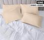 Imagem de Fronhas Utopia Bedding King Size 20x40cm  pacote com 12 unidades bege