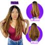 Imagem de Front Lace Cacheada Cabelo c/ Textura Natural  Fibra Premium