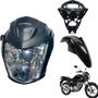 Imagem de Frontal Farol Completo Cg Fan 160 Modelo 2022 / 2024 + Suporte do Painel Paralama Dianteiro