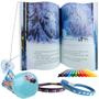 Imagem de Frozen Disney Colar + 2 Pulseiras + Livro com 12 Gizes