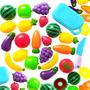 Imagem de Frutas e legumes comidinhas crec crec faca tabua p/ cortar brinquedo de cozinha