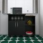 Imagem de Fruteira Armario Balcao 2 Portas Cozinha Multiuso Preto - Estilo e Funcionalidade para Seu Espaço  AJLstore