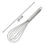 Imagem de Fuê Manual Aço Inox 26cm Batedor de Claras, Ovos, Massas e Etc