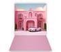 Imagem de Fundo Fotográfico 1,50 X 2,70 - Casa Realeza Rosa com Carro 021