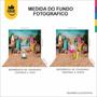 Imagem de Fundo Fotográfico Cenário Verão Praia Tecido 2,20M X1,50M