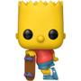Imagem de Funko Pop Bart with Skateboard 1652 Pop! The Simpsons