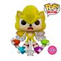 Imagem de Funko Pop Games Super Sonic with Emeralds Flocked 1059