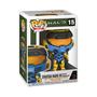 Imagem de Funko Pop! Halo Infinite - Spartan Mark VII (Azul e Amarelo) com Game Add-on - 3,75 Polegadas