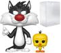 Imagem de Funko Pop! Looney Tunes - Sylvester e Tweety (com Caixa de Proteção)