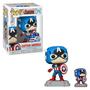 Imagem de Funko Pop Marvel Comic Capitão America com Pin 1290