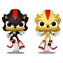 Imagem de Funko Pop! Sonic The Hedgehod Shadow E Super Shadow 2 Pack