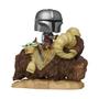 Imagem de Funko Pop Star Wars 416 Mandalorian on Bantha W/ Child Baby Yoda