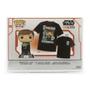 Imagem de Funko Pop The Mandalorian 482 Luke w/ Grogu + Camiseta GG