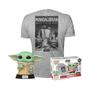 Imagem de Funko Pop! The Mandalorian Grogu com Camiseta e Biscoitos