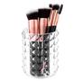 Imagem de Funtygy acrílico Maquiagem Brush Holder Organizer, Clear Pencil Pen Holder, Crystal Cosmetics Brushes Cup Storage Solution, Redondo