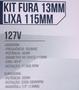 Imagem de Furadeira 1/2 550w Lixadeira 650w Kit 110v