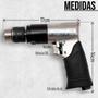 Imagem de Furadeira Chave De Impacto Pneumática Parafusadeira 3/8 Pol Com Acessórios 1700rpm Ferramenta Profissional Reversivel 
