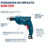 Imagem de Furadeira de Impacto 550W 220V GSB550 RE 06011B60E2000 Bosch