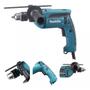 Imagem de Furadeira de Impacto Makita HP1640KX1 127V Com Maleta e Acessórios 