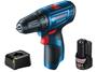 Imagem de Furadeira e Parafusadeira a Bateria de Impacto - Bosch 12V Velocidade Variável 3/8” Professional