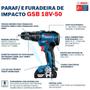 Imagem de Furadeira e Parafusadeira de Impacto 18V com 2 Baterias e Maleta L-CASE GSB 18V-50 BOSCH