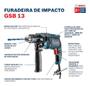 Imagem de Furadeira Impacto Bosch Gsb 13 Re 750w Kit 103 Pcs Tin 110v