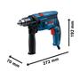 Imagem de Furadeira Impacto Profissional Bosch GSB 13 RE 750W Com Empunhadeira