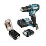 Imagem de Furadeira Parafus 12V Hp333Dwyx3 Impct Makita + Kit 31 Peças