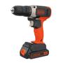 Imagem de Furadeira Parafusadeira 20V Black And Decker Bcd702C1