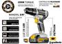 Imagem de Furadeira Parafusadeira Bateria 21v Gradiente Profissional