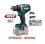 Imagem de Furadeira Parafusadeira de Impacto 2 Baterias 40v Makita Df002gz Com Carregador 110V