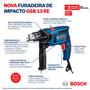 Imagem de Furadeira Parafusadeira GSB 13 RE 750W 127V e Kit 10 Brocas 2,77mm Bosch