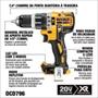 Imagem de Furadeira Parafusadeira Imp 1/2 20v Dcd796b+ 1bat 5ah Dewalt