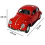 Imagem de Fusca De Metal Clássico Miniatura Fricção Abre As Portas