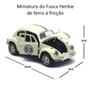 Imagem de Fusquinha de Ferro Herbie Fusca do Filme Clássico 1:32 Fricção Abre Portas e Capô