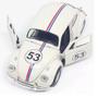 Imagem de Fusquinha de Ferro Herbie Fusca do Filme Clássico 1:32 Fricção Abre Portas e Capô