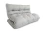 Imagem de Futon 02 Lugares Slim 128x188x10cm - Cor Gelo