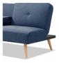 Imagem de Futon Hobbs Azul Importado 3 Lugares - Just Home Collection