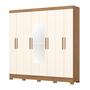 Imagem de G. Roupa 8 Pts. C/ Espelho Nature/OffWhite B51 - Briz