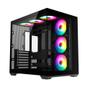 Imagem de Gabinete Atlas Dark pro cube vidro 6 Fans ARGB liketec