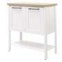 Imagem de Gabinete Banheiro Com Tampo 2 Portas 79 cm BN02 Branco Dtall