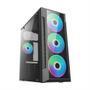 Imagem de Gabinete C3147 Gamer + Fonte 500w 80 Plus - Brazilpc- C/ Lateral de Vidro