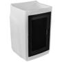 Imagem de Gabinete com Tanque TQ0 Branco com Porta Preta 43x51x78cm - GTQ0*BR-PR1 - ASTRA