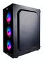 Imagem de Gabinete Computador Gamer Rgb 4 Fans Vidro 4mm Cod 1155